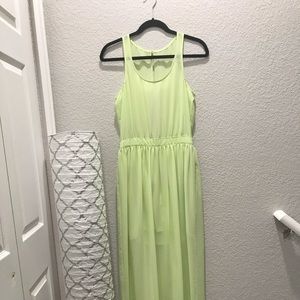 Tropical 🌴 Lime, Sheer, Chic dress ready for fun